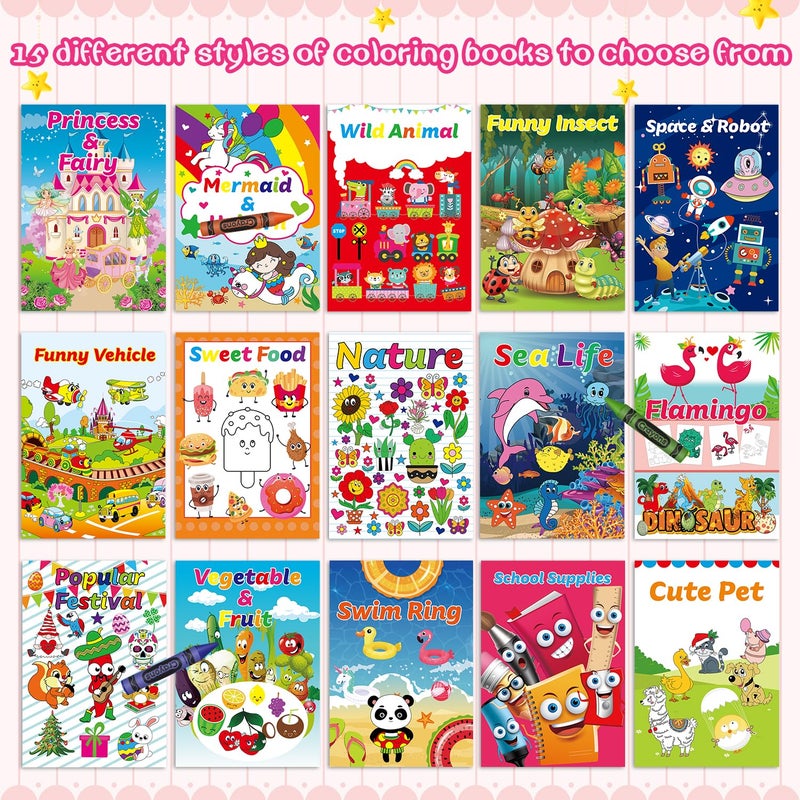 Kalysky 15Pack Bulk Coloring Books (5.9 * 8.5 inch) for Kids Ages 2-4 4-8  Kids Party Favors Carnival Prizes Goodie Bag Stuffer Classroom Activity Supplies Activity Books for Kids - Image 3
